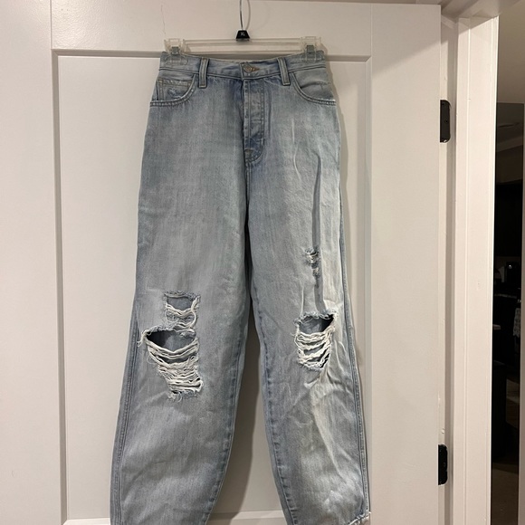 BALLOON TAPERED JEAN IN ROSEMARY - Picture 4 of 8